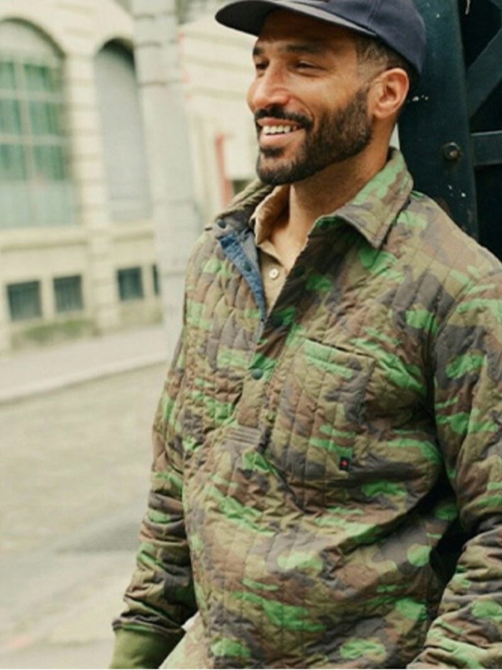 Releen Quilted Camo Polo Jack - Ease of a Polo w/ the warmth of a Jacket